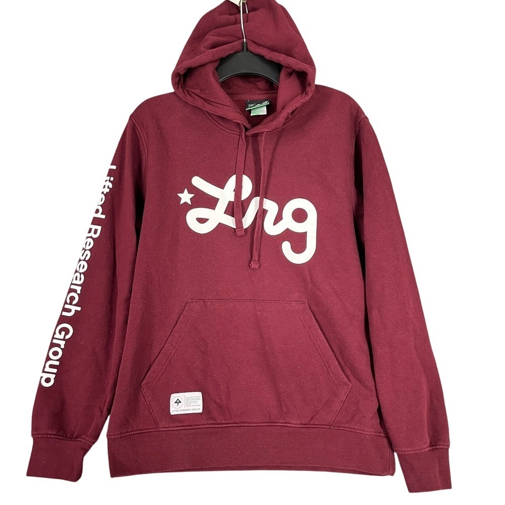 LRG Lifted‎ Research Group Hoodie Size S Pullover Graphic Logo Street Streetwear